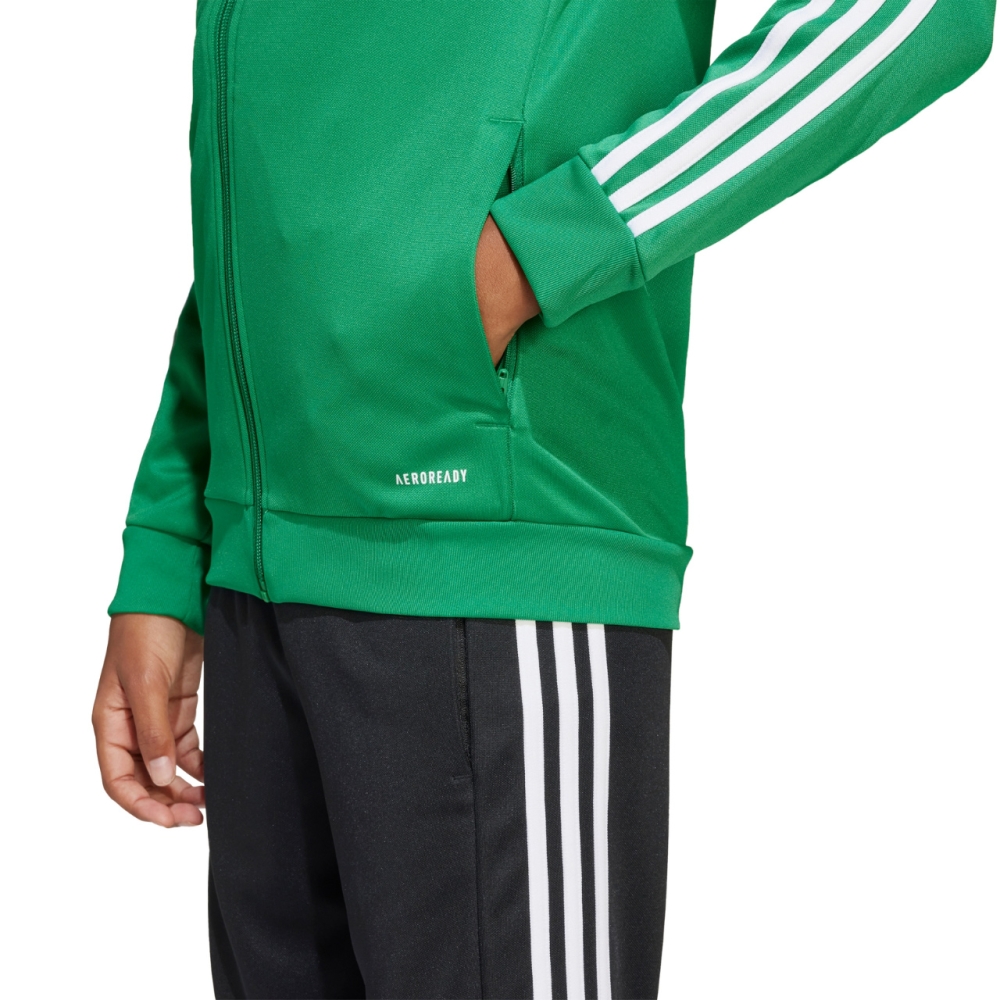 Bluza trening Hanorac 's adidas Squadra 25 green-white JP3163 copil