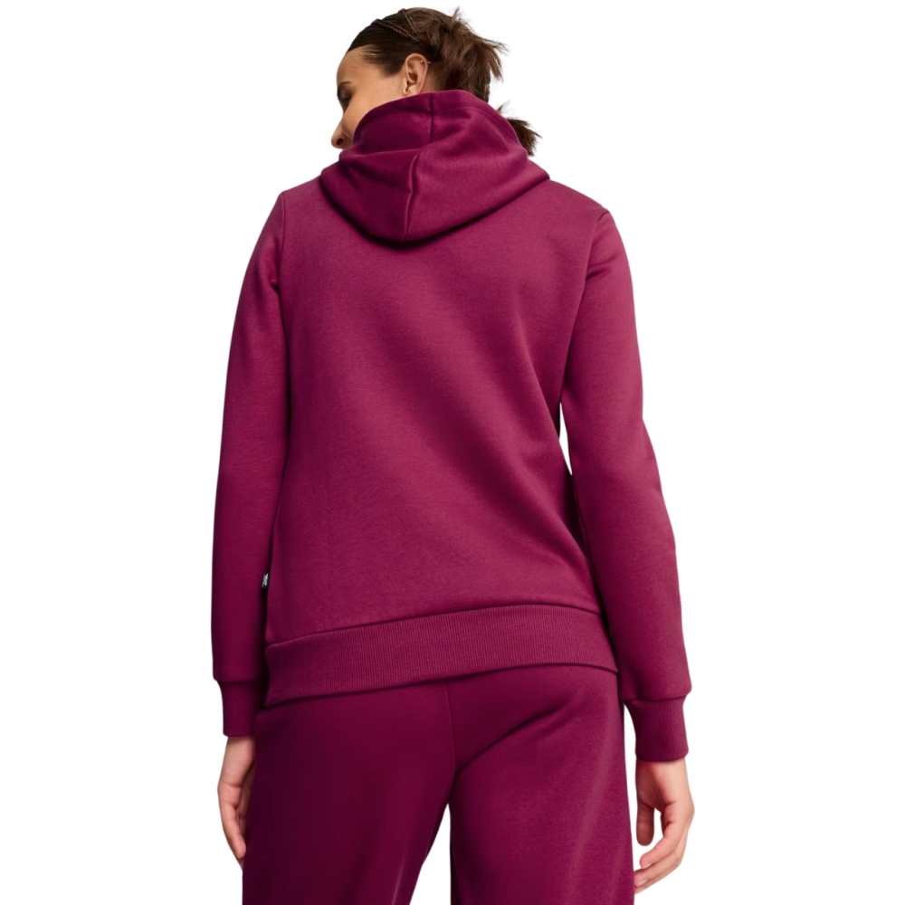 Bluza trening Hanorac 's Puma ESS Logo FL burgundy 586789 52 dama