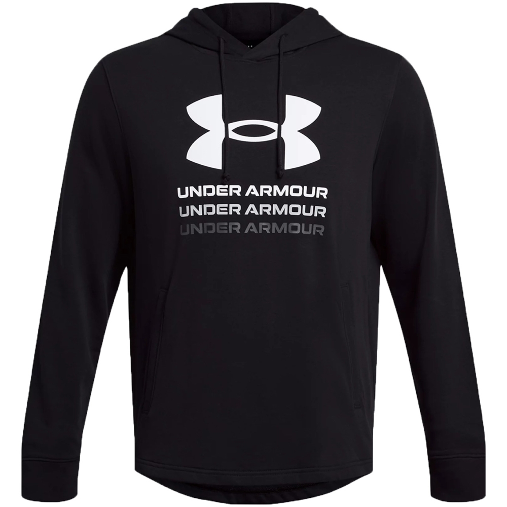 Bluza trening Hanorac Men's Under Armor UA Rival Terry Graphic black 1386047 001 Under Armour