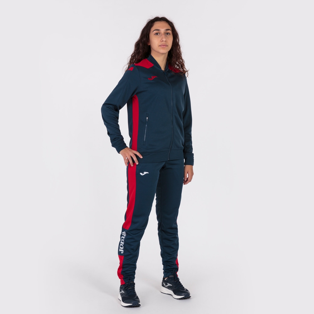 Bluza trening Bluza fermoar Championship Vi Navy Red Joma