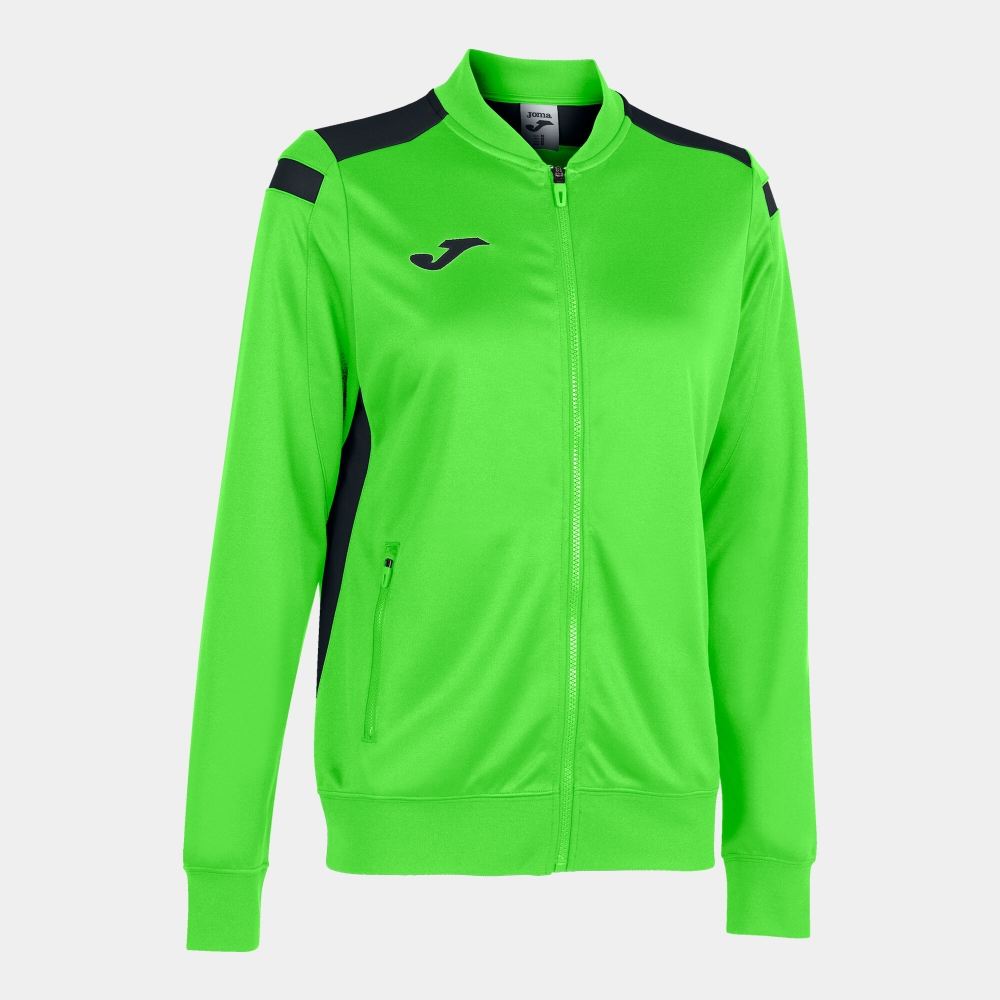 Bluza trening Bluza fermoar Championship Vi Fluor Green Black Joma