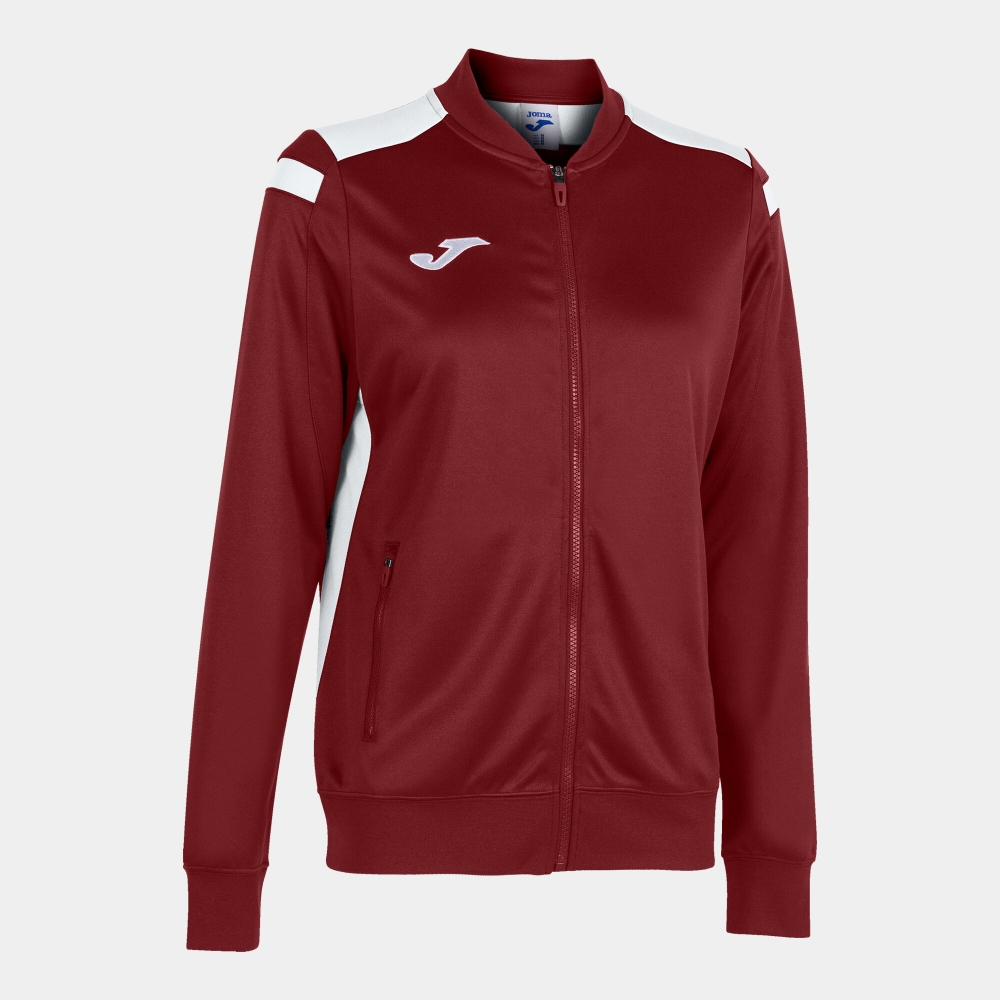 Bluza trening Bluza fermoar Championship Vi Burgundy White Joma