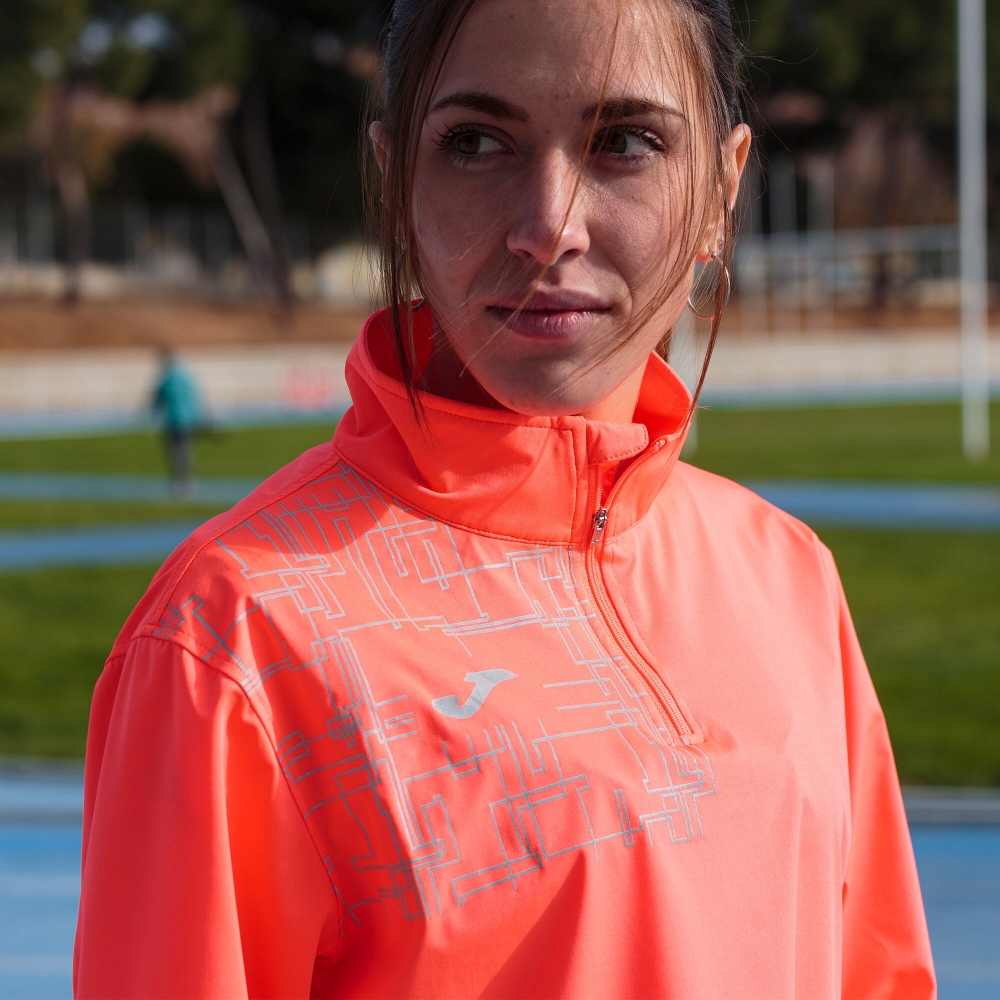 Bluza trening Elite Viii Fluor Coral Joma