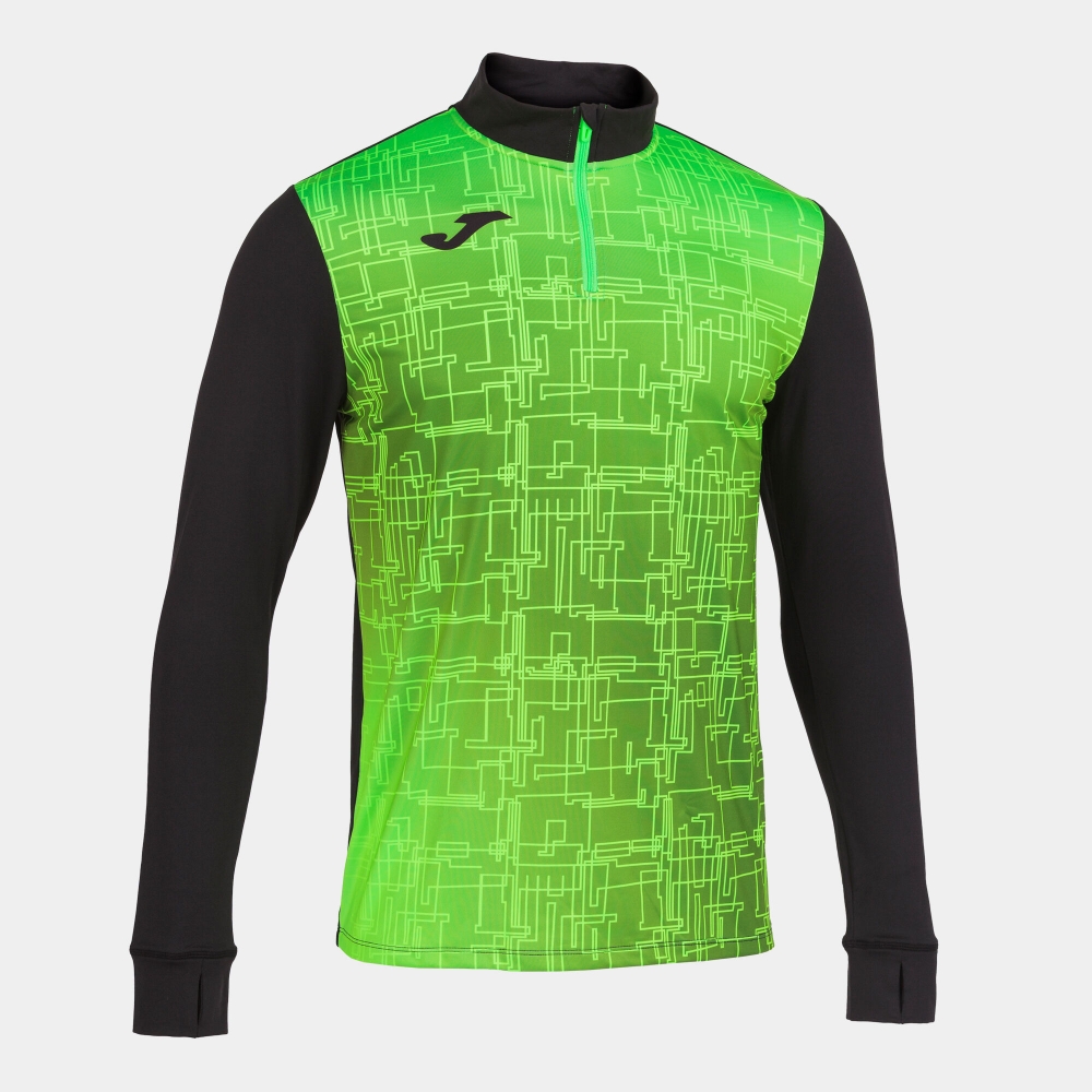 Bluza trening Elite Viii Black Fluor Green Joma