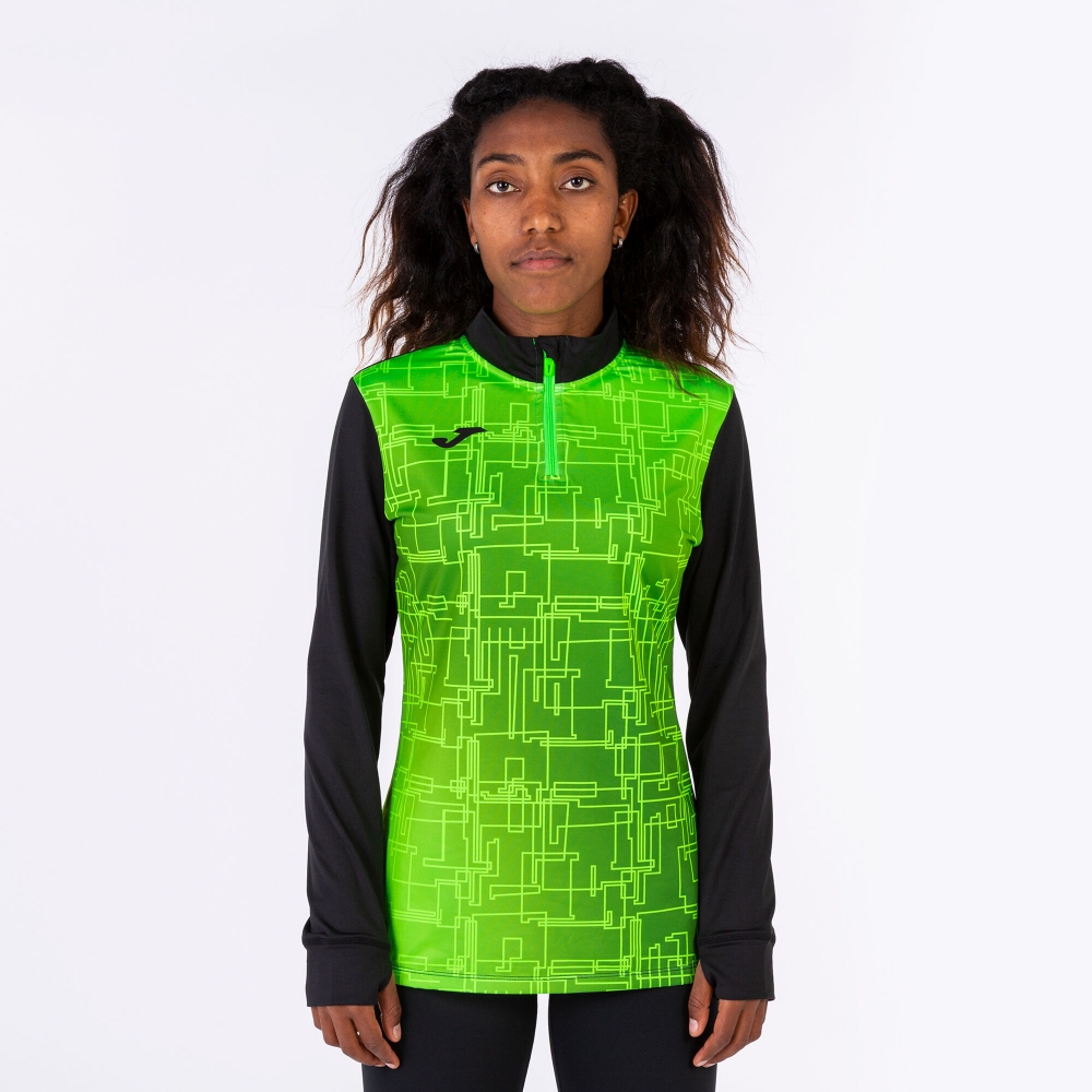 Bluza trening Elite Viii Black Fluor Green Joma