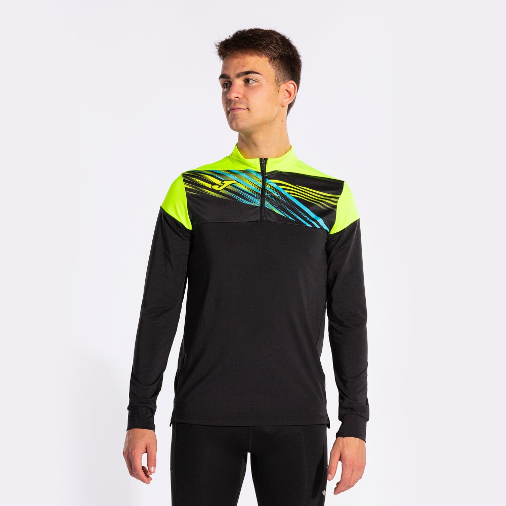 Bluza trening Elite X Black Fluor Yellow Joma