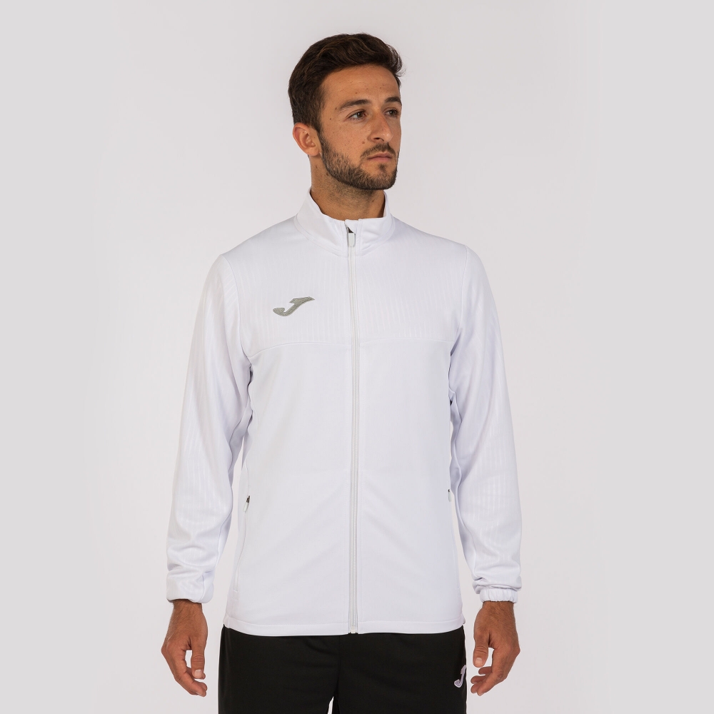 Bluza trening Bluza fermoar Montreal White Joma