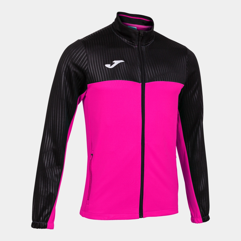 Bluza trening Bluza fermoar Montreal Fluor Pink Black Joma