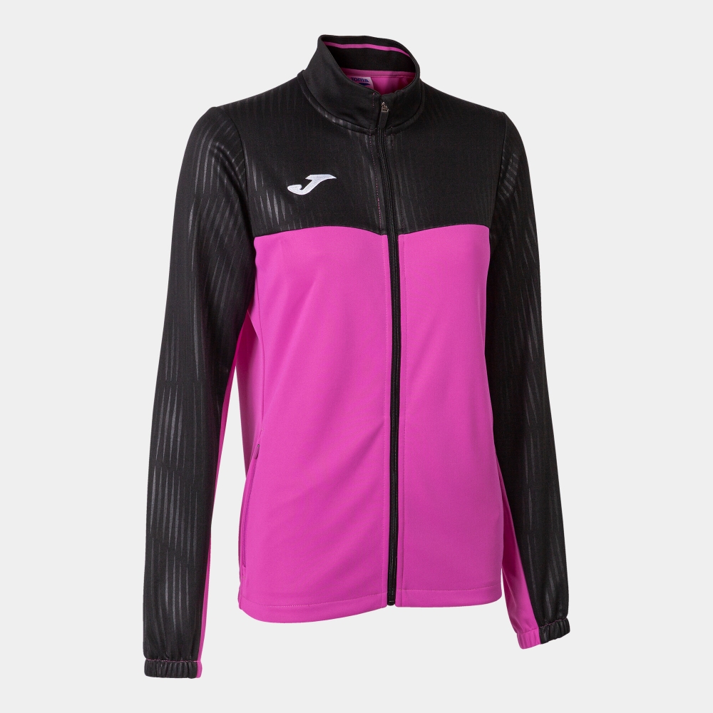 Bluza trening Bluza fermoar Montreal Fluor Pink Black Joma