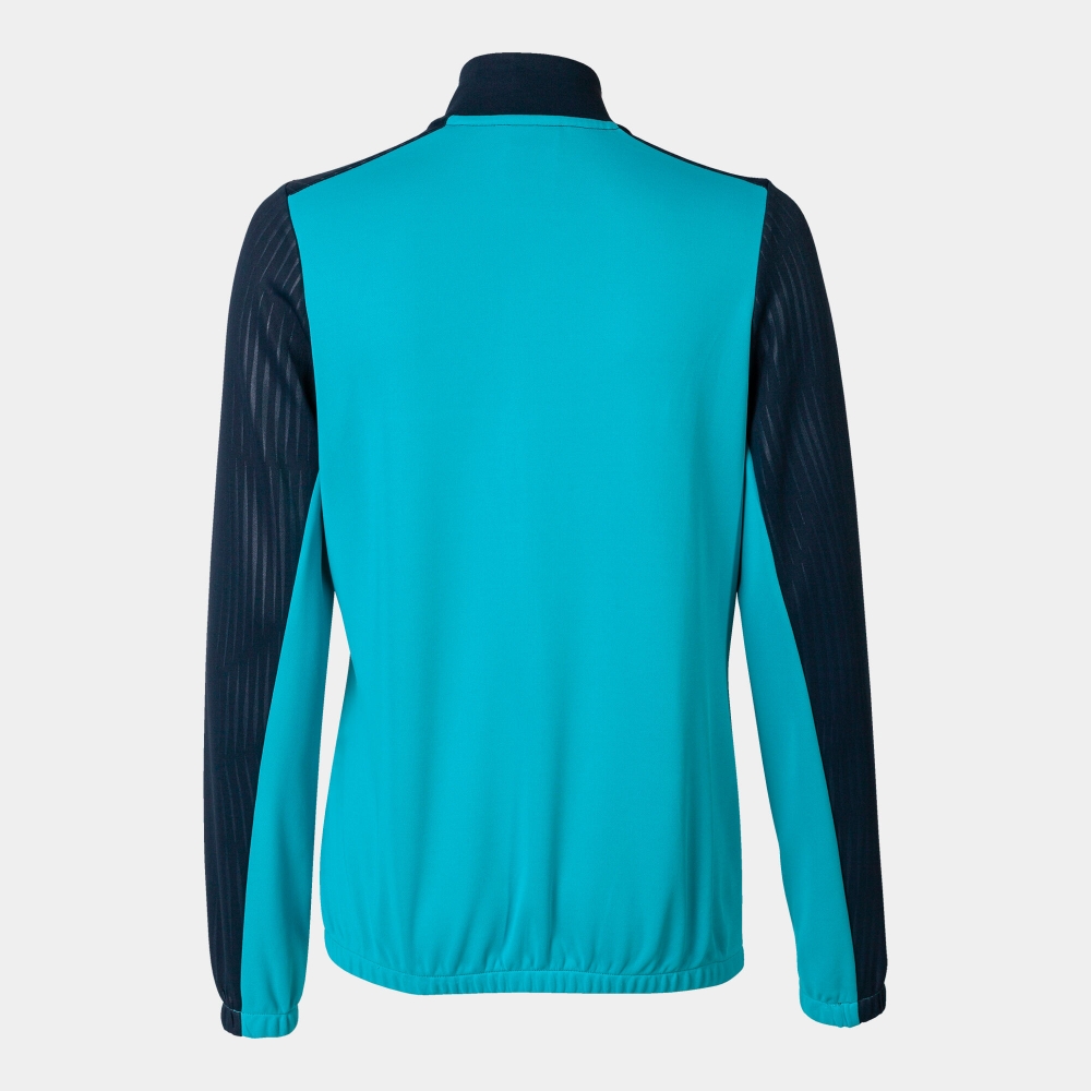 Bluza trening Bluza fermoar Montreal Fluor Turquoise-navy Joma