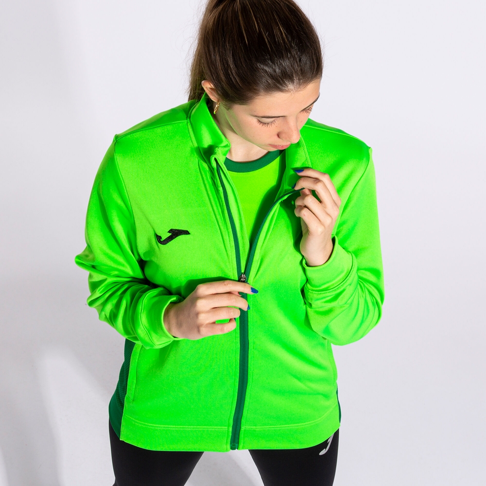 Bluza trening Bluza fermoar Winner Ii Fluor Green Joma