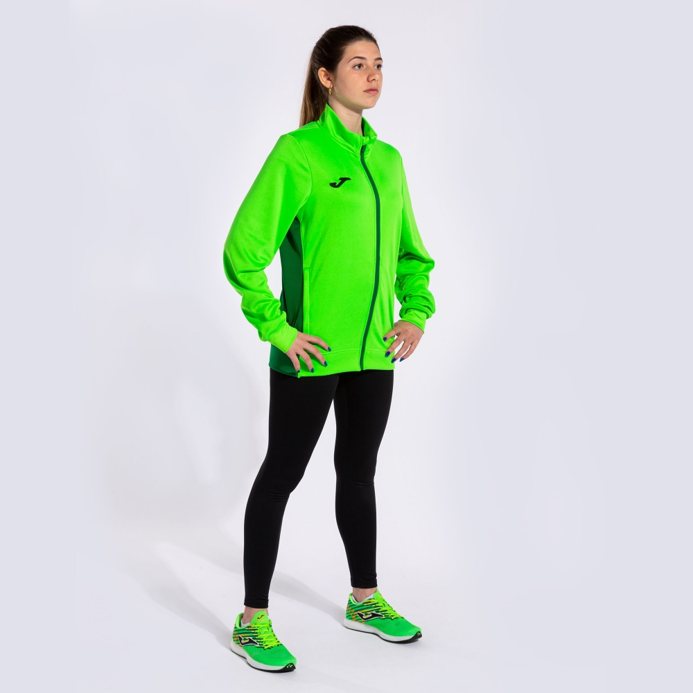 Bluza trening Bluza fermoar Winner Ii Fluor Green Joma