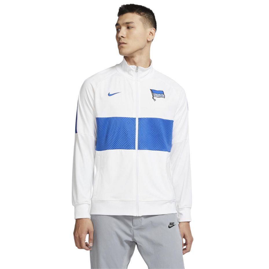 Bluza trening Nike Hertha BSC I96 Anthem Men's White-Blue CQ4914 100