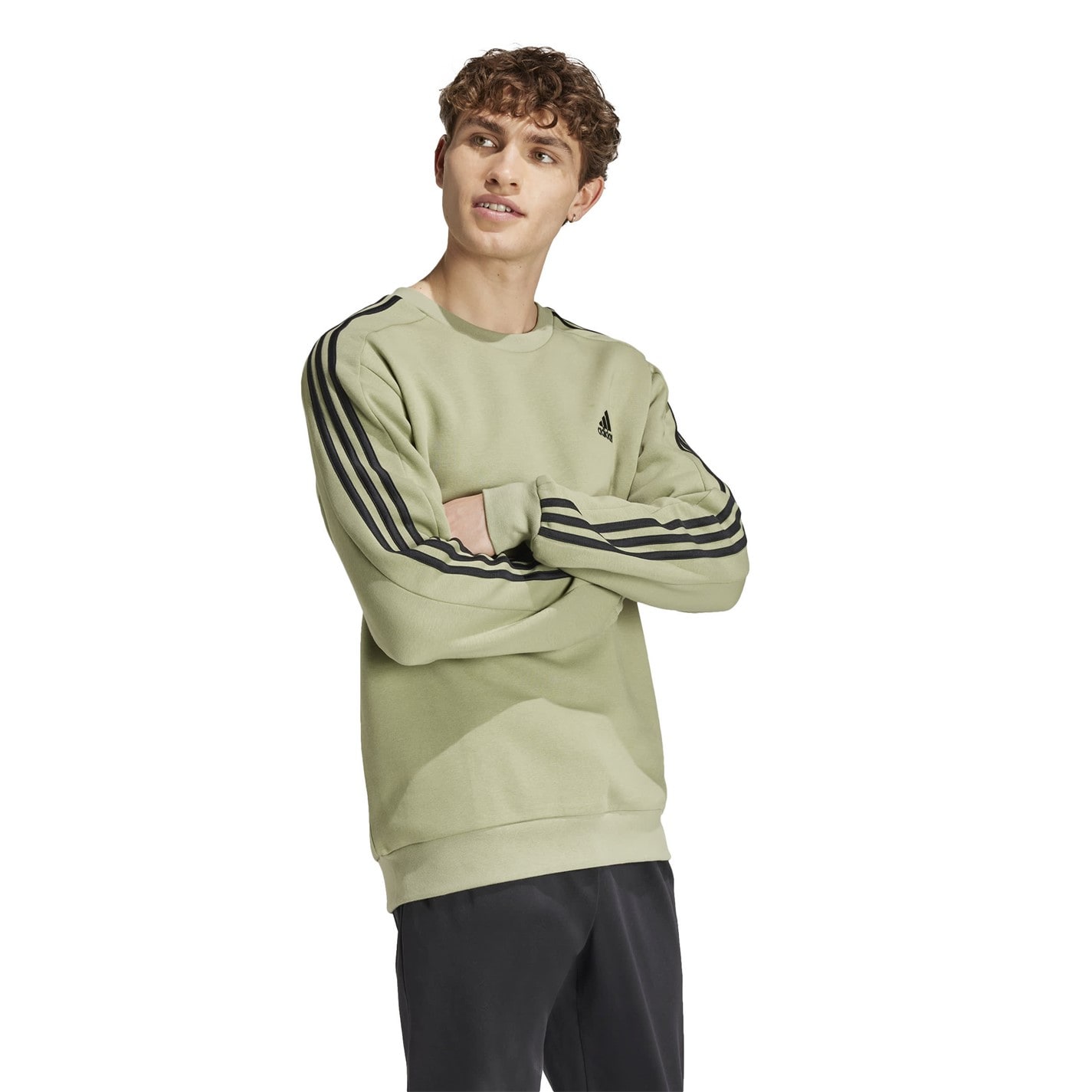 Bluza trening adidas Crew 3-Stripes Pullover barbat