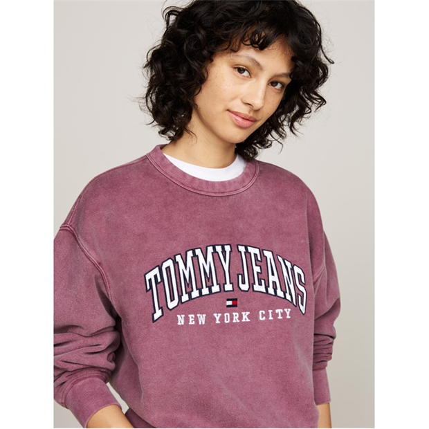 Bluza trening Blug Tommy Varsity Crew Neck Pullover Tommy Jeans