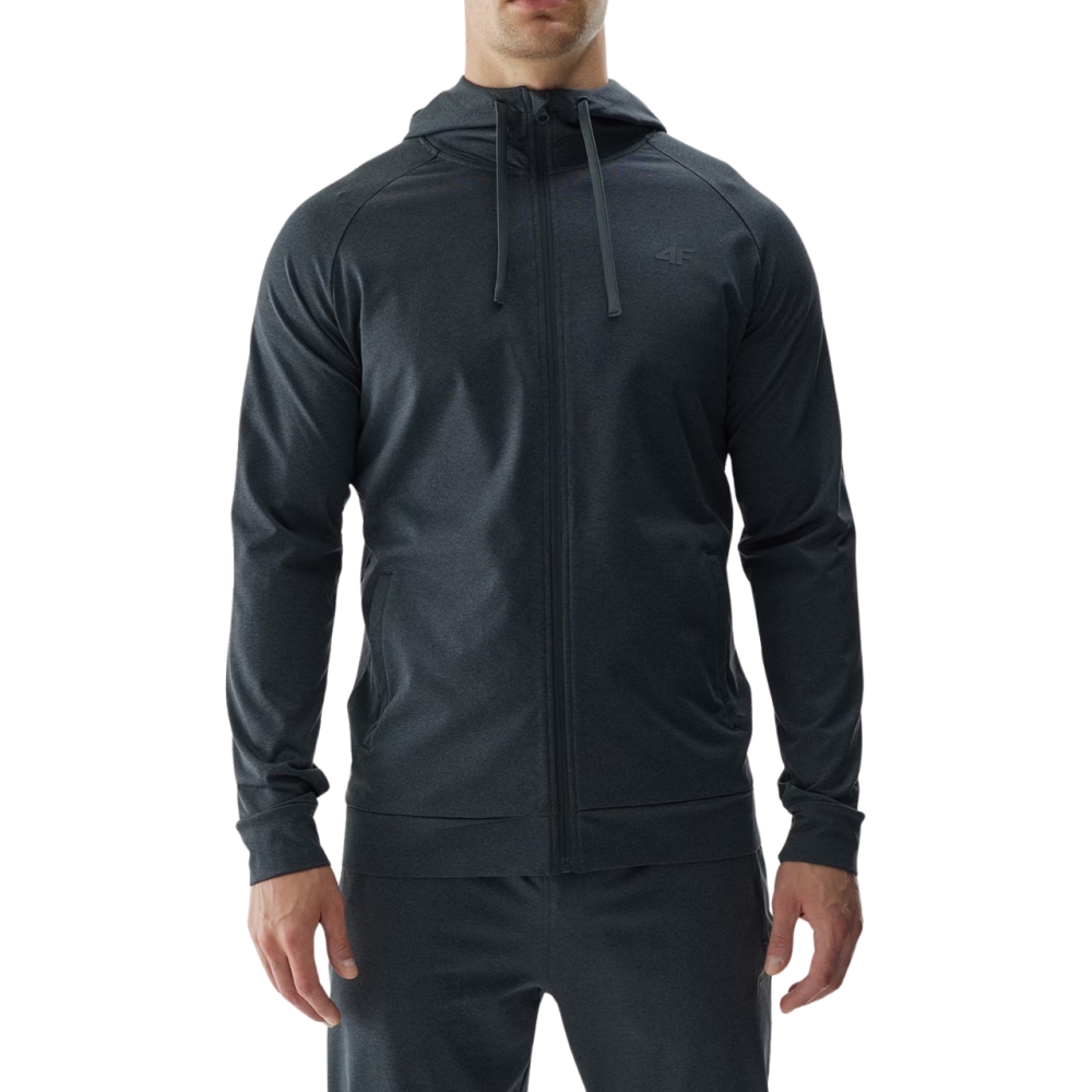 Bluza trening Men's
 4F M403 anthracite melange 4FWAW24TFTSWM403 22M