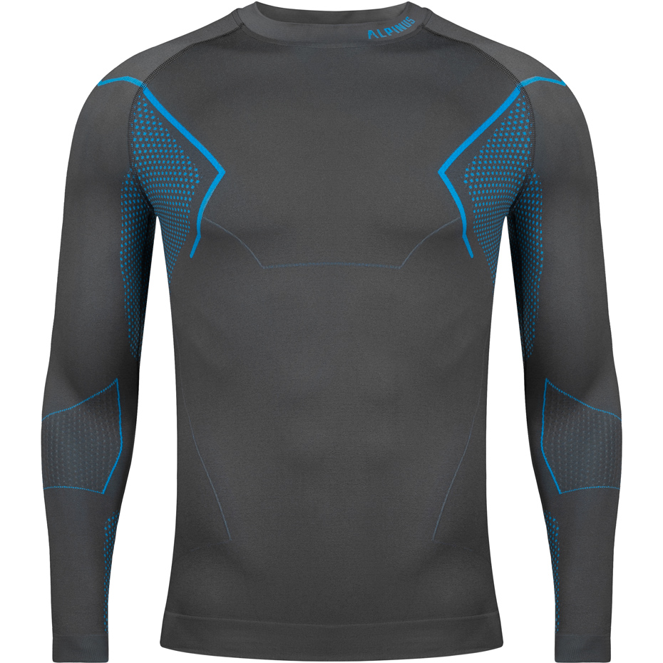 Bluza termoaktywna męska Alpinus Active Base Layer szara GT43860