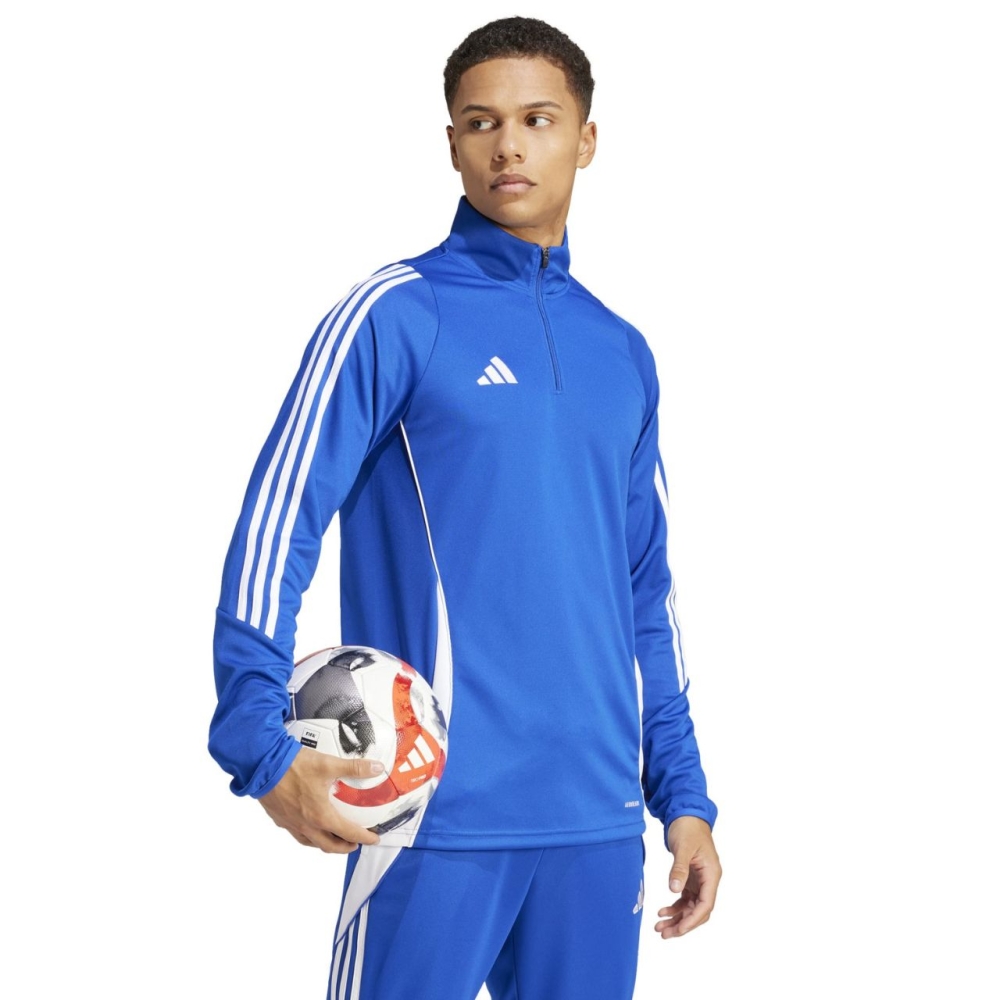 Bluza trening Men's adidas Tiro 24 Training Top blue and white IS1042