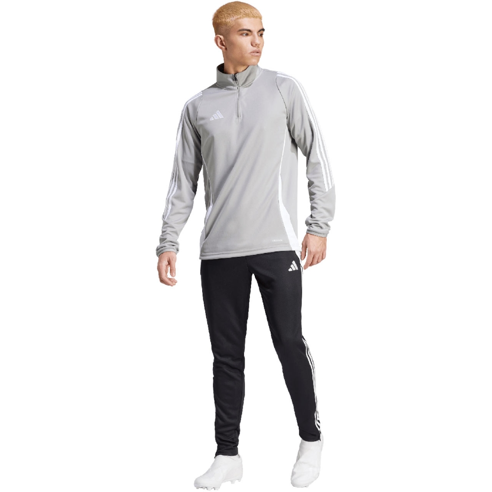 Bluza trening Adidas Tiro 24 Training Top men's gray and white IS1041