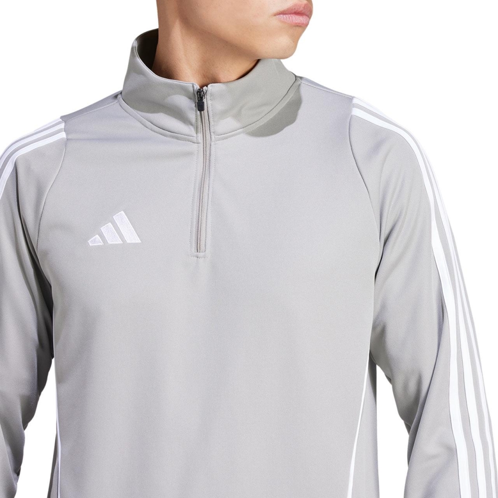 Bluza trening Adidas Tiro 24 Training Top men's gray and white IS1041