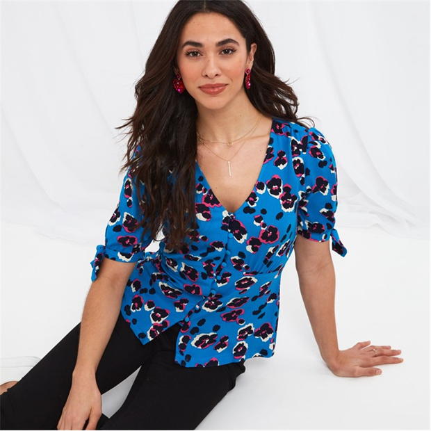 Joe Browns Joe Brown Animal Blouse Blue