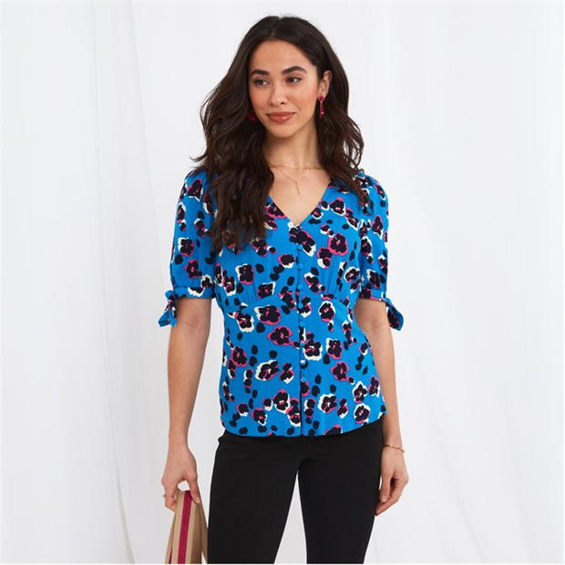 Joe Browns Joe Brown Animal Blouse Blue