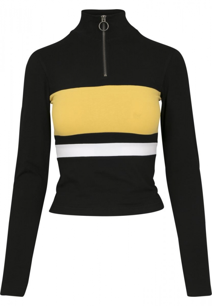 3-Tone Zip Longsleeve dama Urban Classics