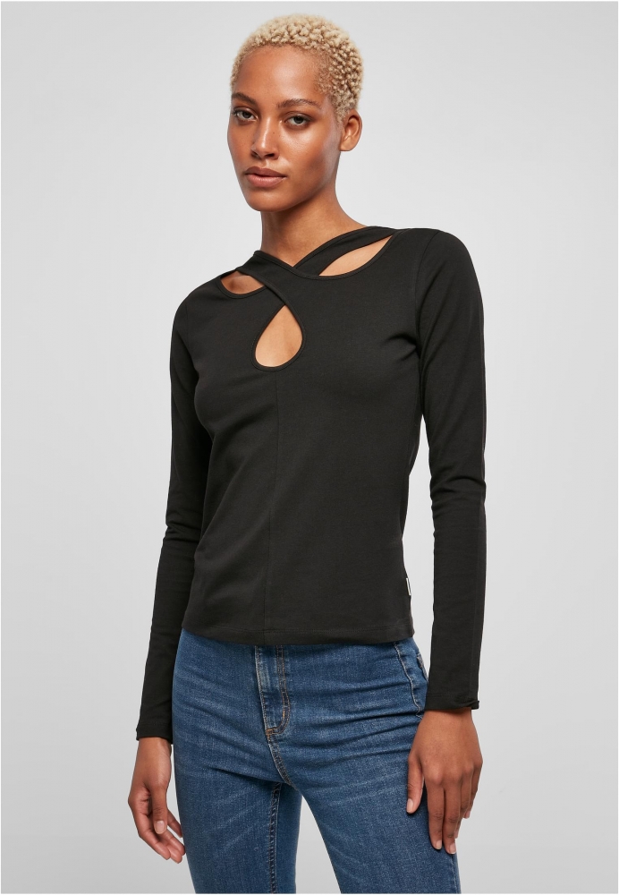 Crossed Cut Out Longsleeve dama Urban Classics