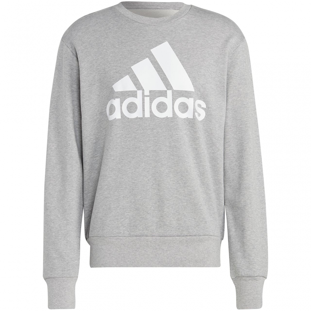 Bluza meska adidas Essentials French Terry Big Logo szara IC9326