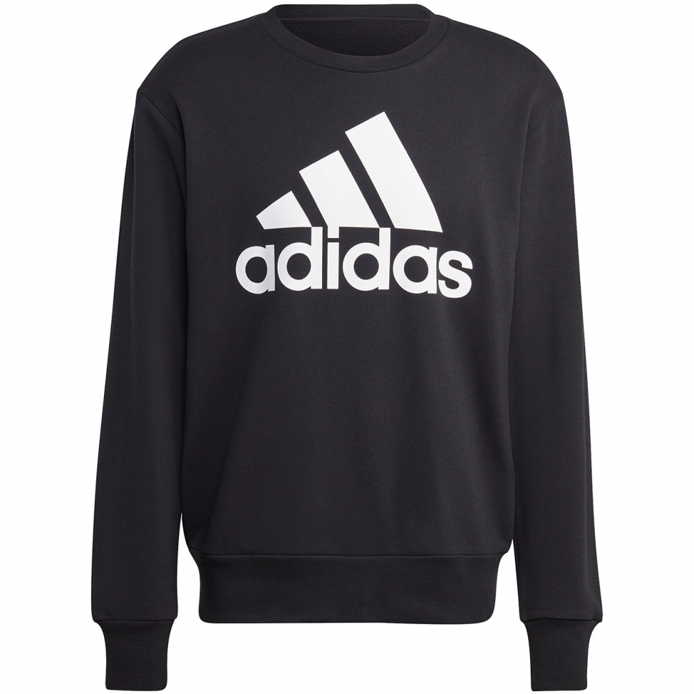 Bluza meska adidas Essentials French Terry Big Logo czarna IC9324