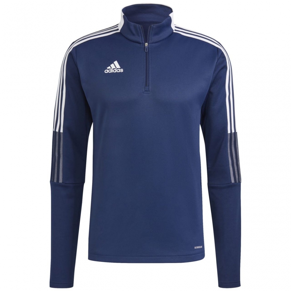 Bluza meska adidas Tiro 21 Warm Top granatowa GH4463