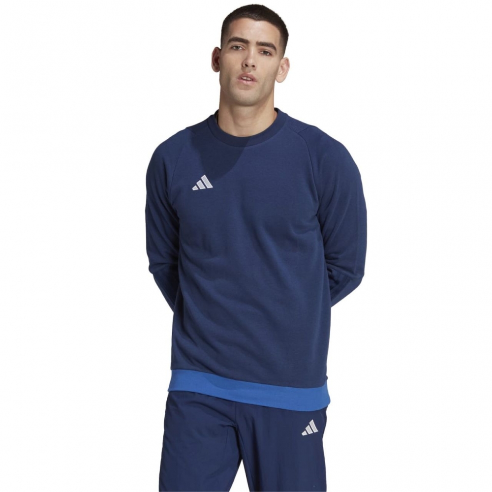 Bluza meska adidas Tiro 23 Competition Crew granatowa HK8040