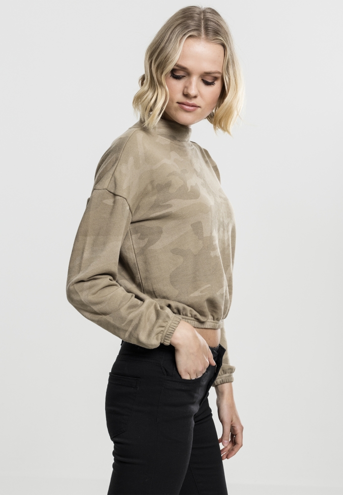 Camo Turtleneck Crew dama Urban Classics