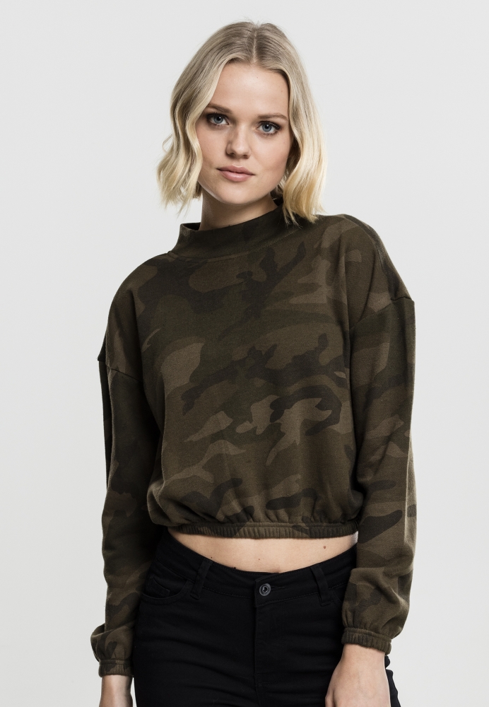 Camo Turtleneck Crew dama Urban Classics