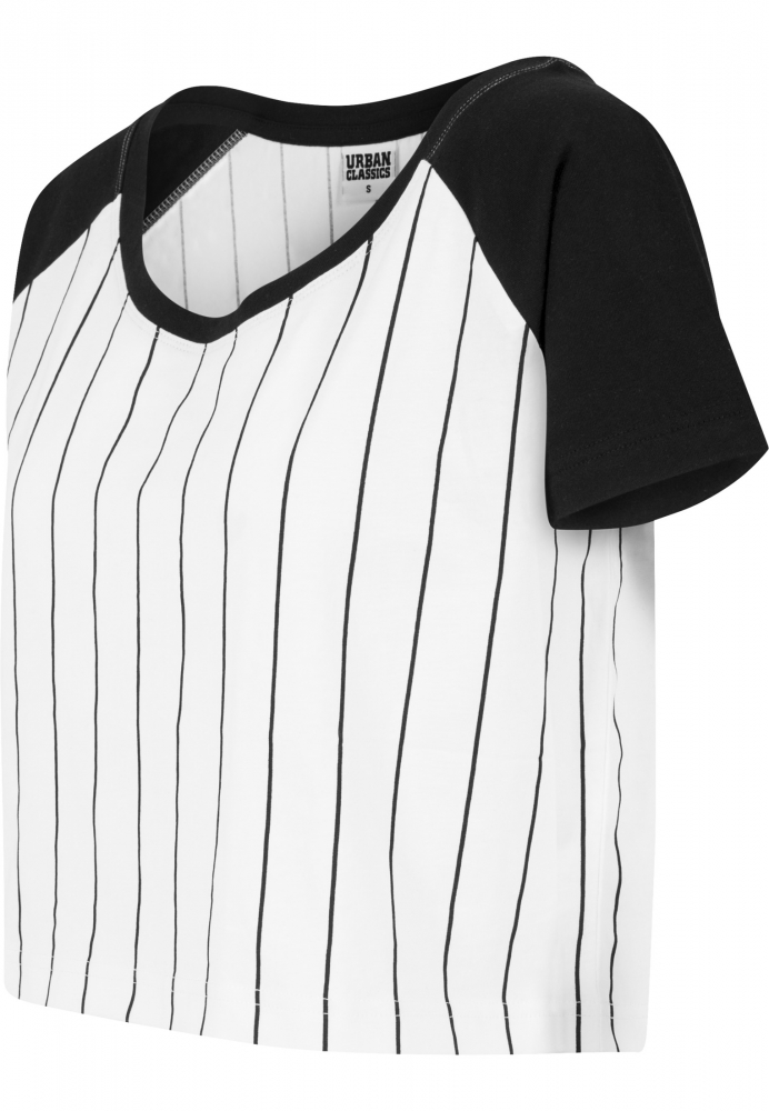 Tricou Cropped Baseball dama Urban Classics