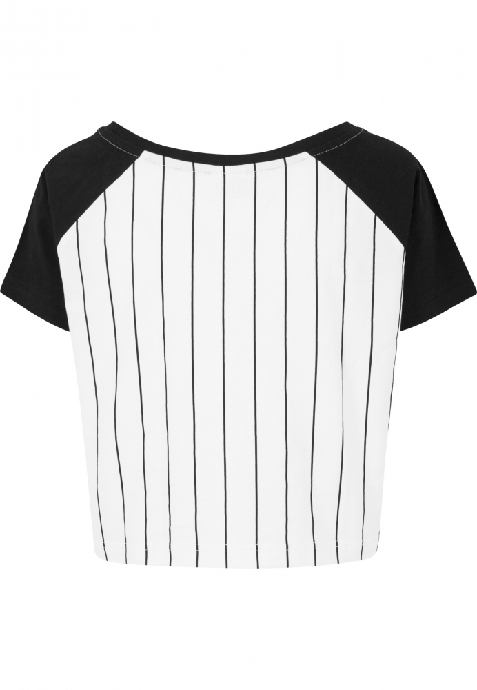 Tricou Cropped Baseball dama Urban Classics