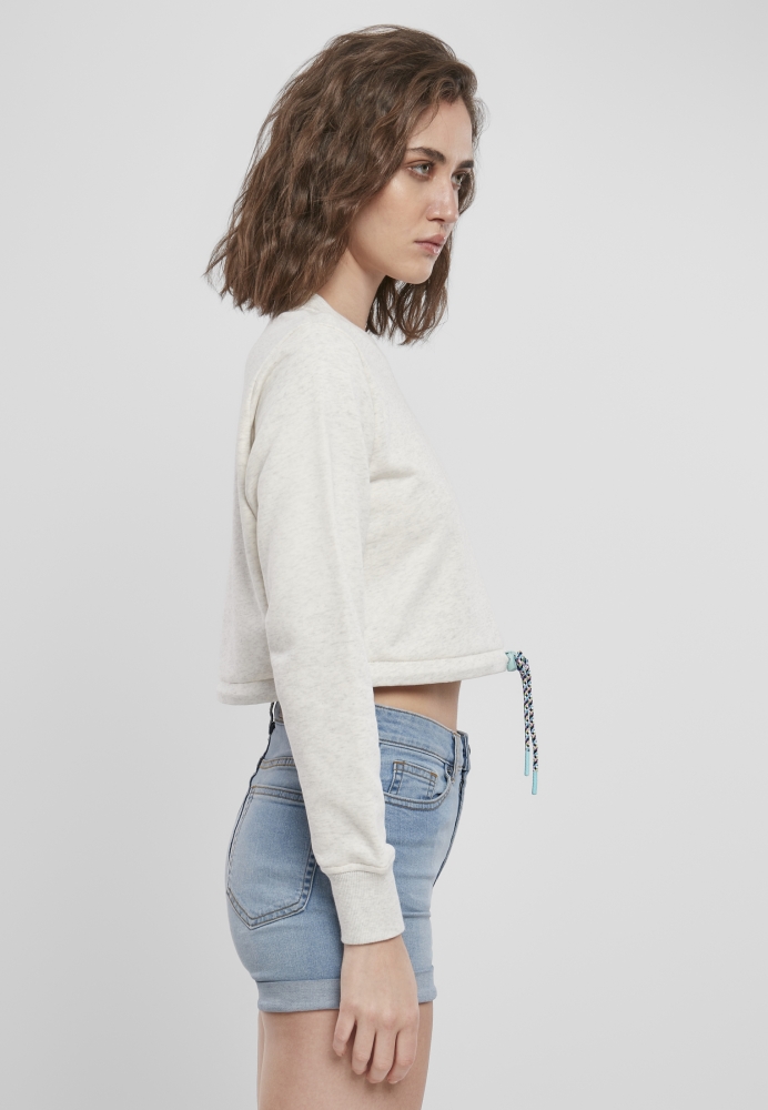 Oversized Cropped Crewneck dama Urban Classics