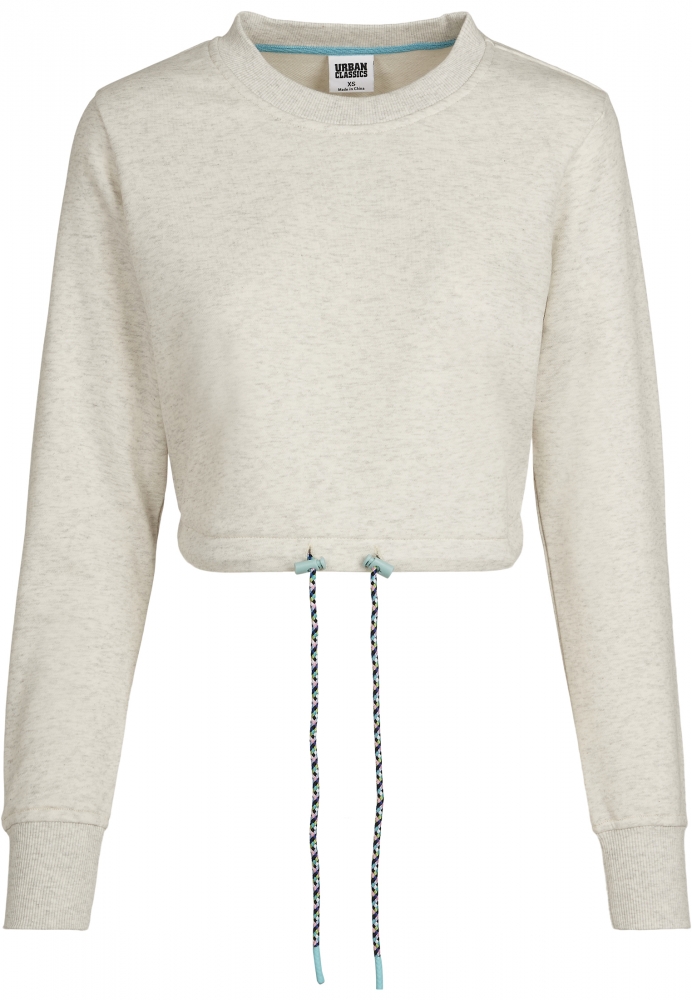 Oversized Cropped Crewneck dama Urban Classics