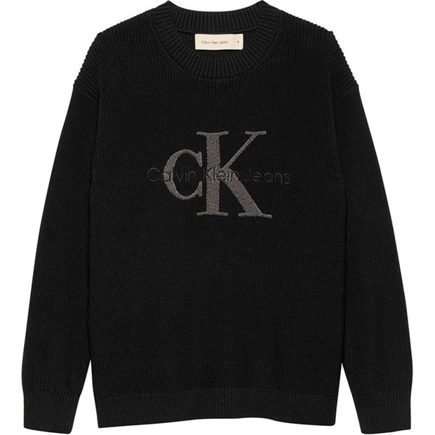 Blug Calvin Klein CKJ Logo Knit Swt Jn44 Calvin Klein Jeans