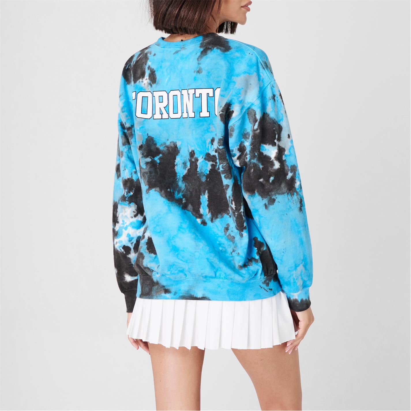 Bluza trening Fabric City Printed Tie Dye dama