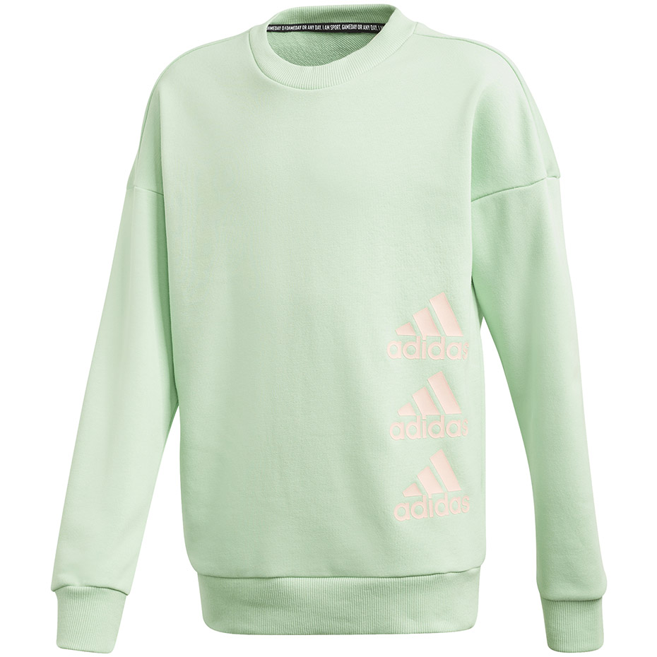 Bluza trening for adidas Jg Mh Crew mint GE0965 copil