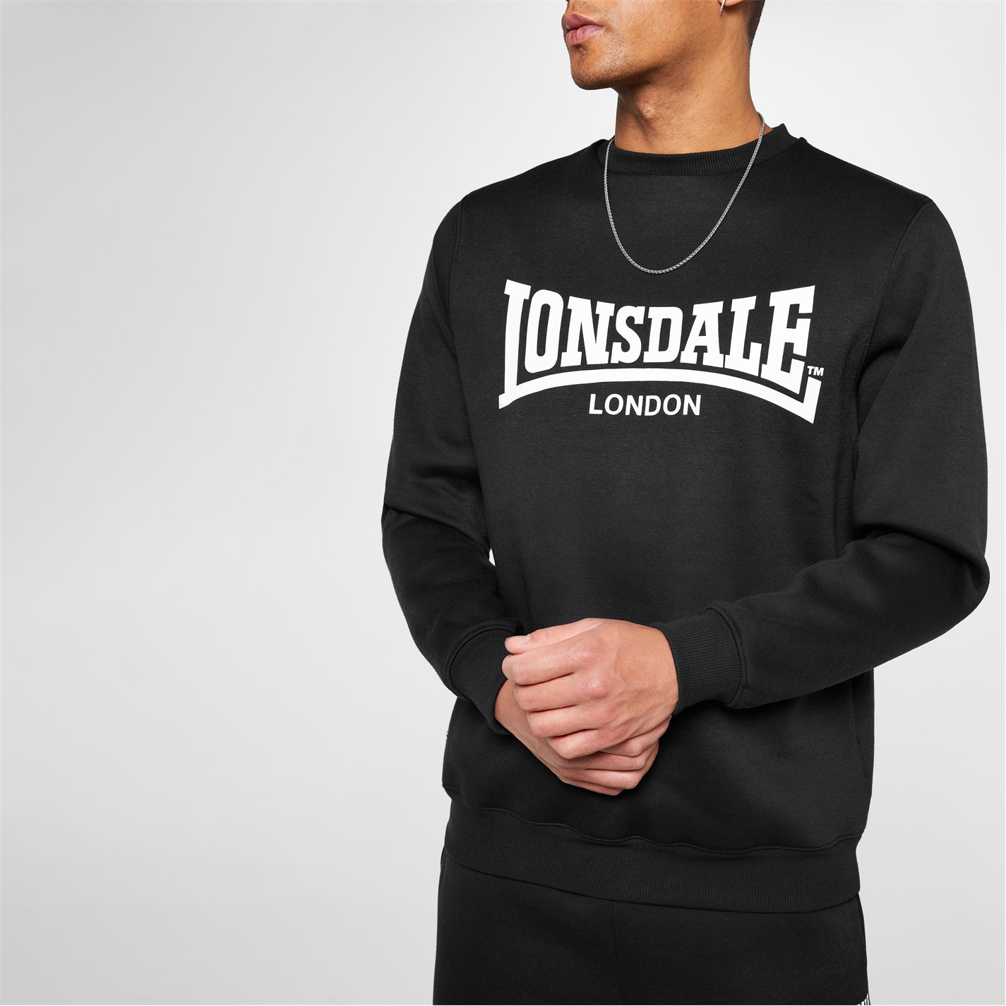 Bluza trening Lonsdale Essential Crew barbat