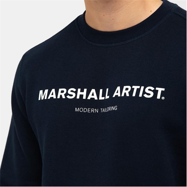 Bluza trening Marshall Artist Artist Stampa Crewneck