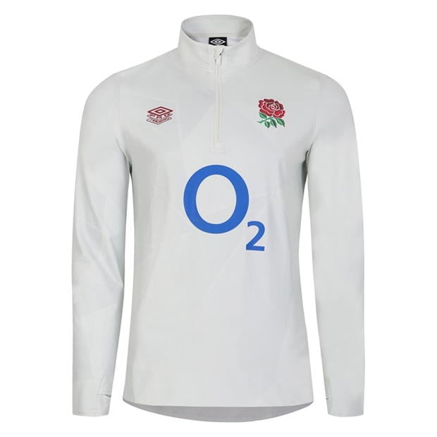 Umbro England Rugby Warm Up Mid Layer Top 2023 2024 adulti