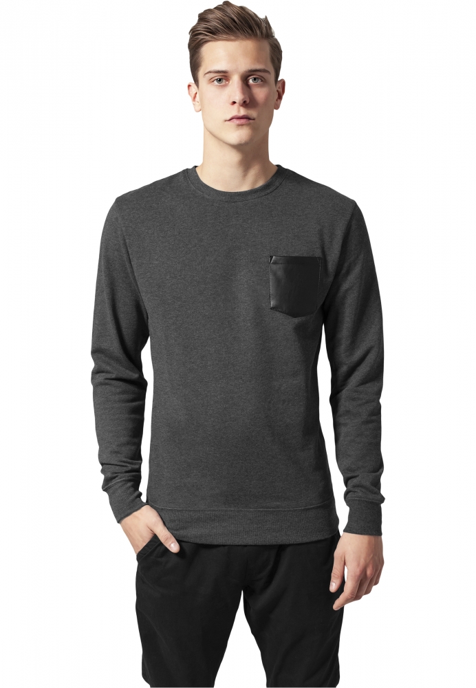 Contrast Pocket Crewneck Urban Classics