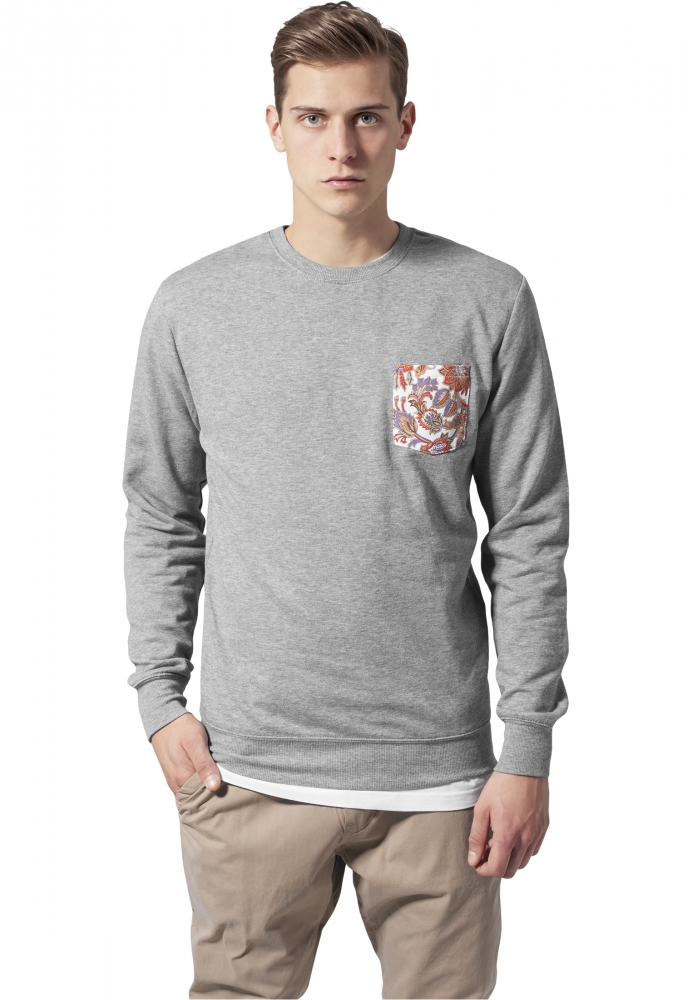 Contrast Pocket Crewneck Urban Classics