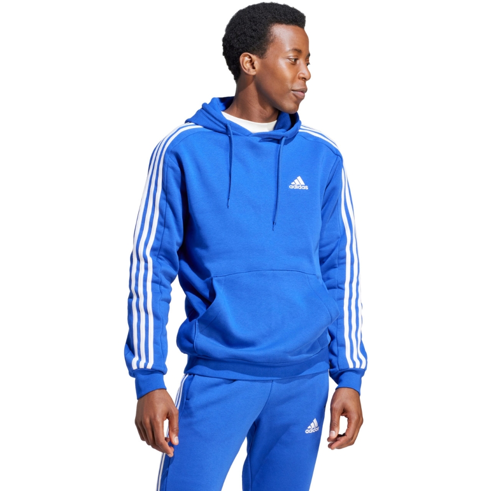 Bluza Hanorac adidas Essentials 3-Stripes Hanorac b?rba?i albastru IJ8934