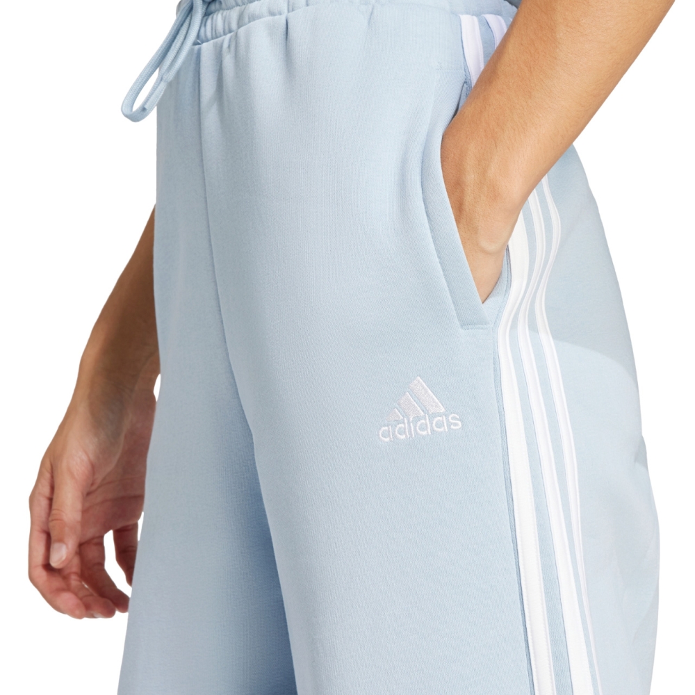 Bluza Pantaloni adidas Essentials 3-Stripes Wide pentru femei albastru IR5384