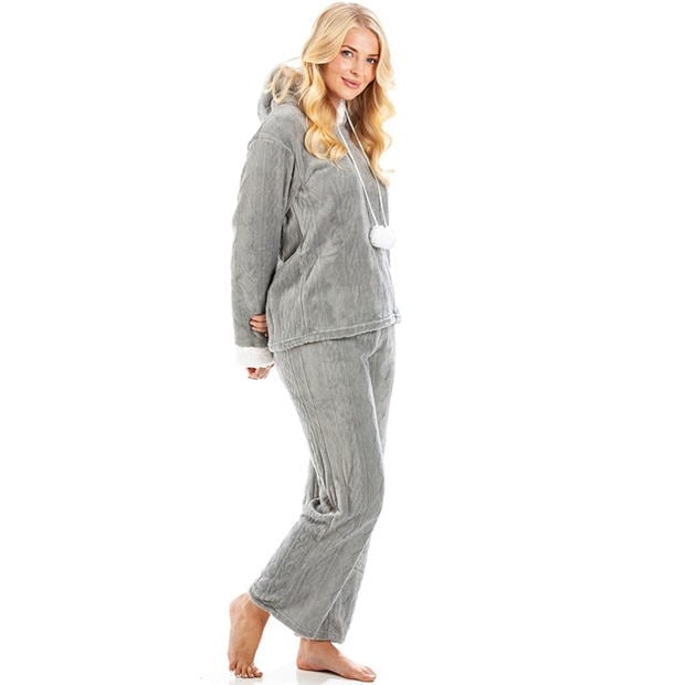 Bluza Pijama Camille Supersoft Hooded Set