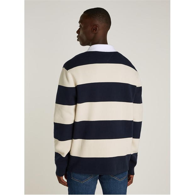 Blug Camasa Tommy Regular Club Striped Linear Rugby Tommy Jeans